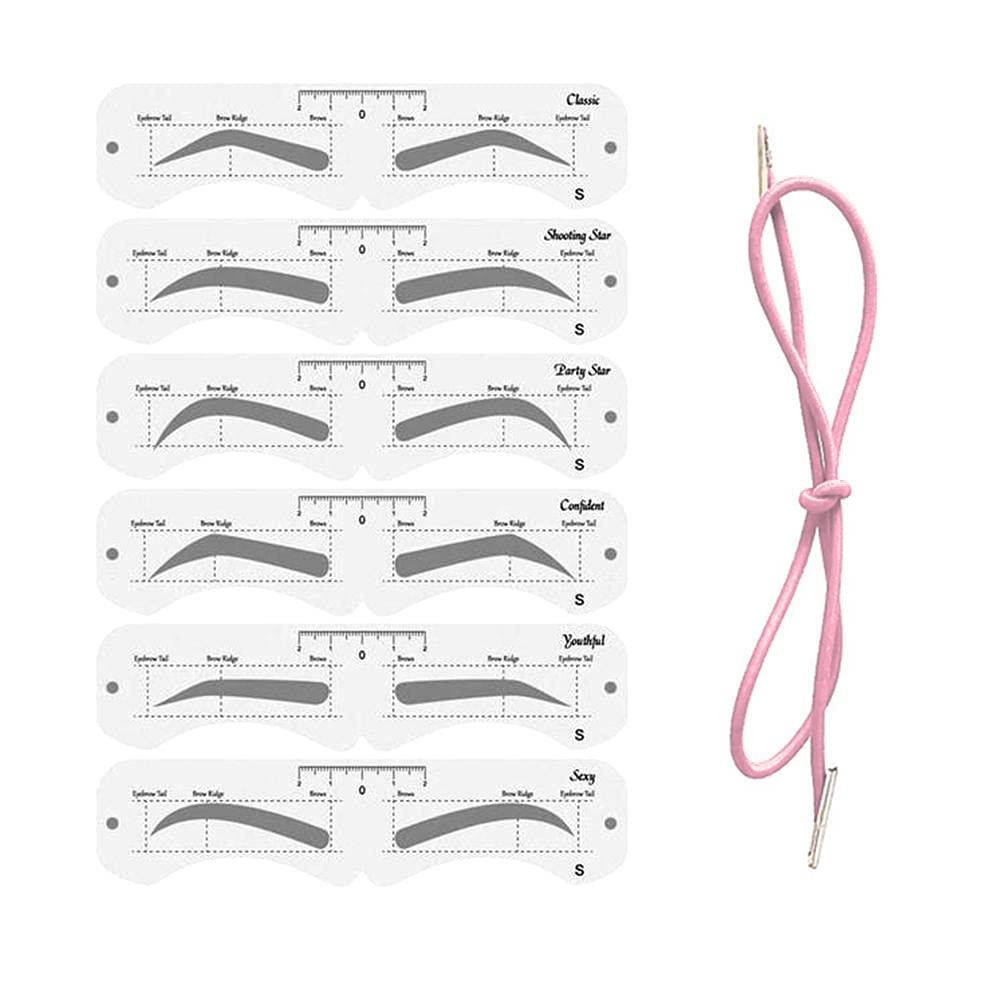 Reusable Eyebrow Stencil Set